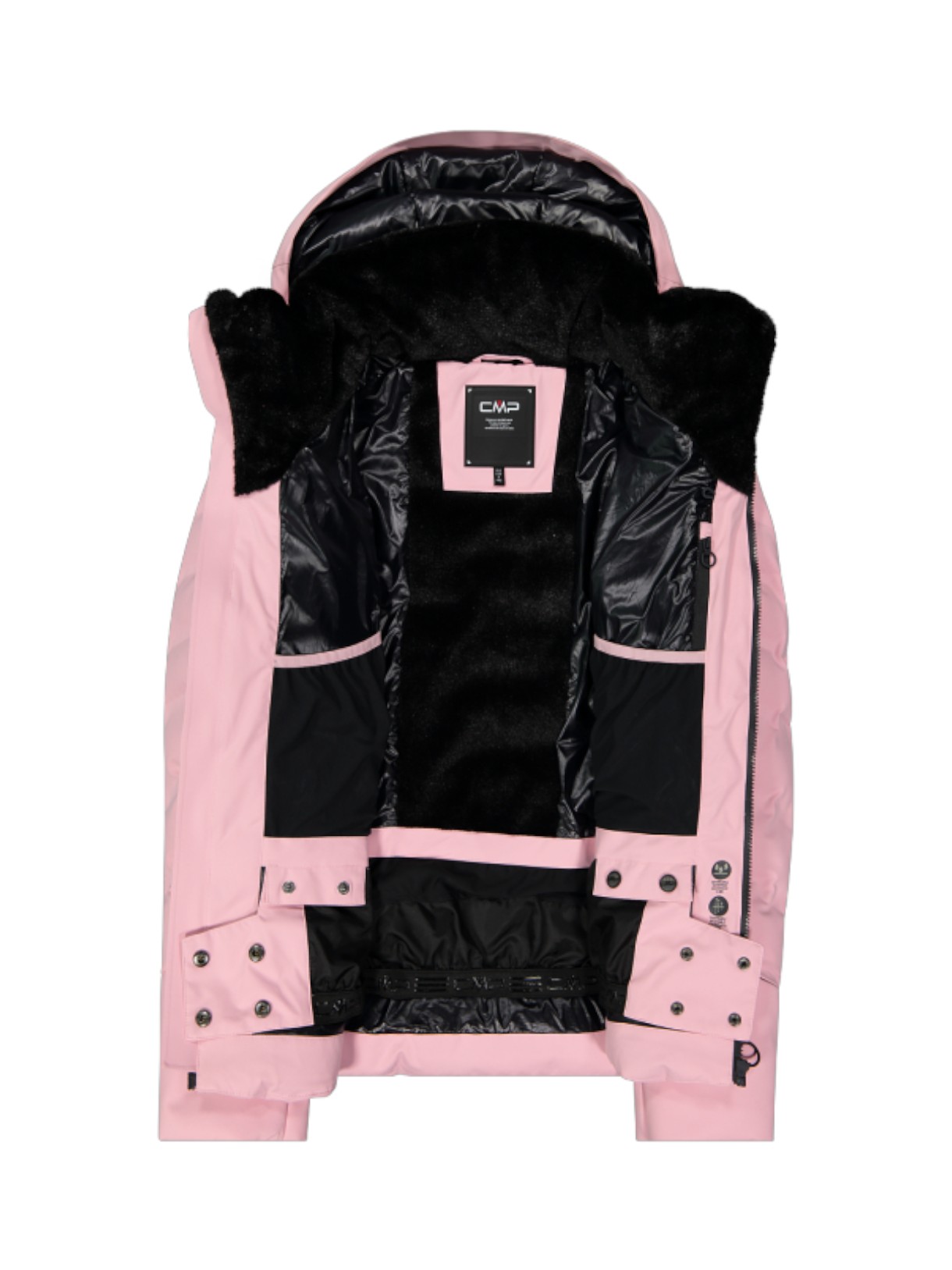 CMP Damen Jacke mit Kapuze Pink – Warm, wasserdicht perfekt für