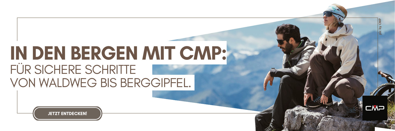 In den Bergen mit CMP: Für sichere Schritte von Waldweg bis Berggipfel