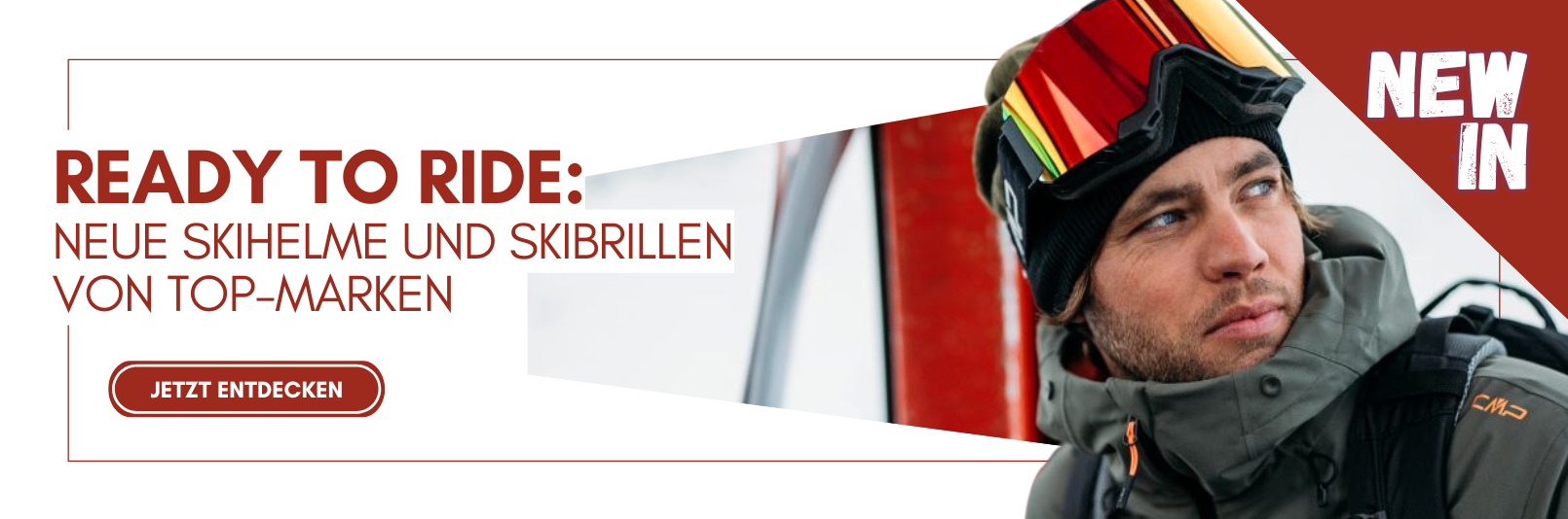 Ready To Ride: Neue Skihelme und Skibrillen von Top-Marken