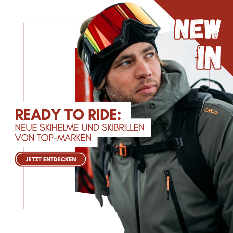 Ready To Ride: Neue Skihelme und Skibrillen von Top-Marken