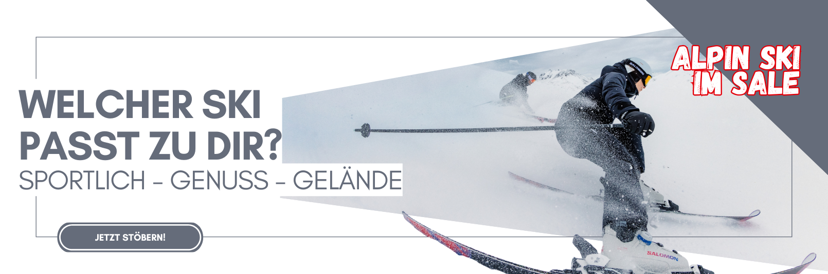 Welcher Skityp passt zu dir? Sportlich - Genuss - Gelände