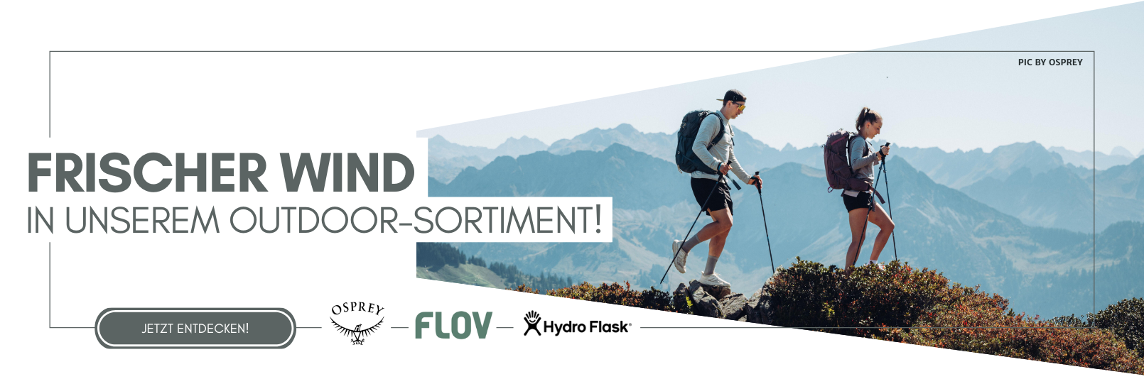 Frischer Wind in unserem Outdoor-Sortiment