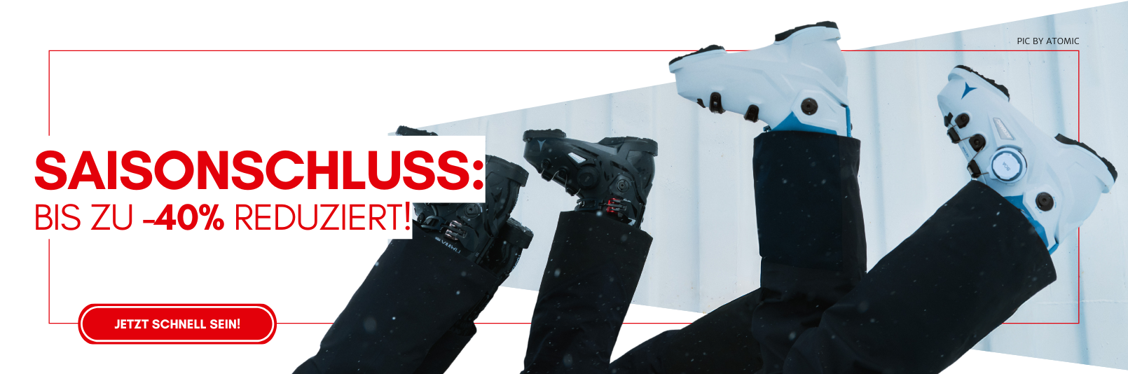 Saisonschluss: Bis zu -40% reduziert!