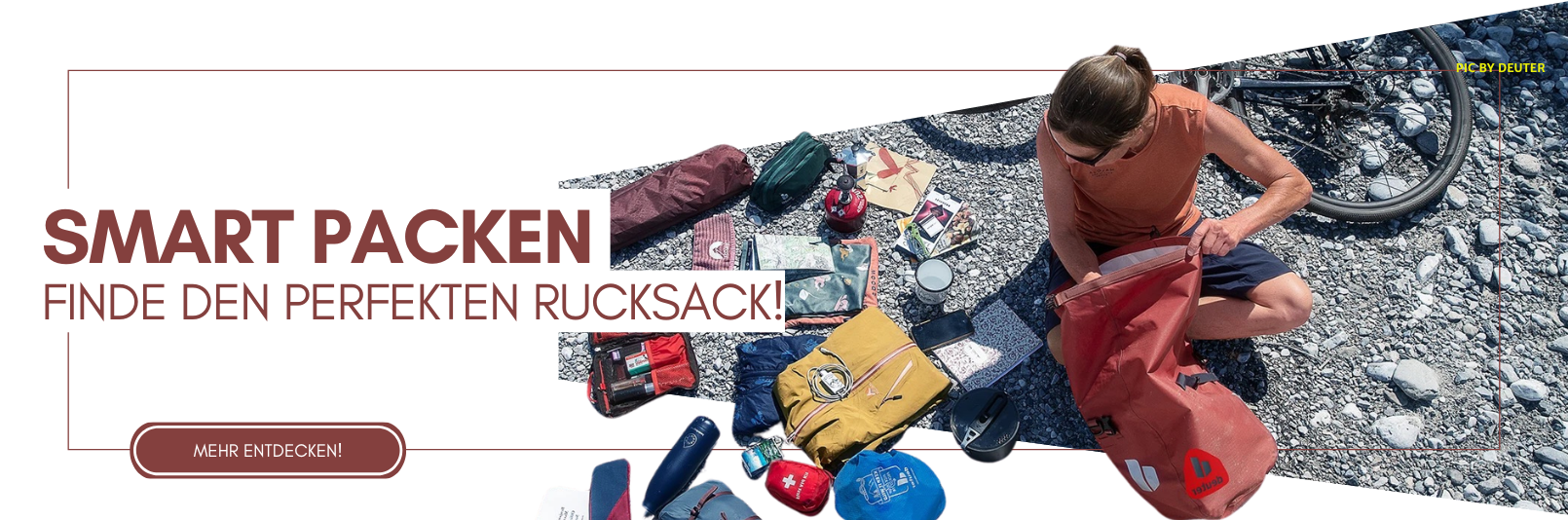 Smart packen, finde den perfekten Rucksack!