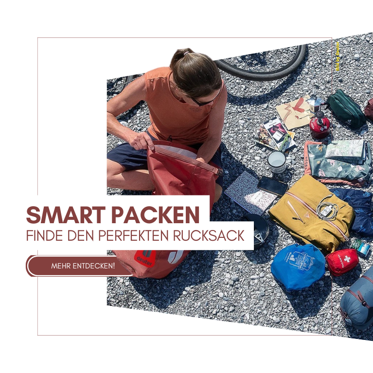 Smart packen, finde den perfekten Rucksack!